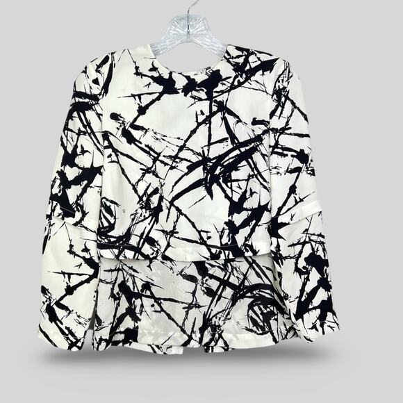 A.L.C. Abstract Layered Blouse - Picture 1 of 9